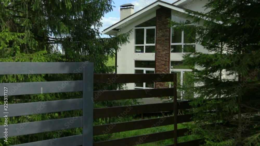 Small single house in forest Small single house in forest