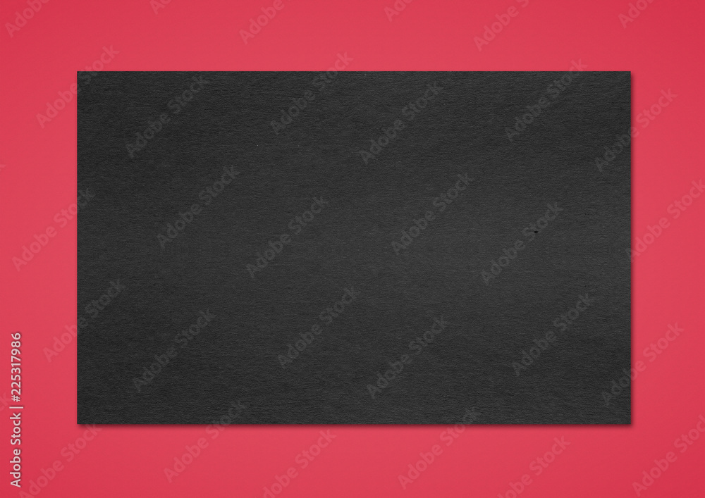 paper balck on red background paper balck on red background