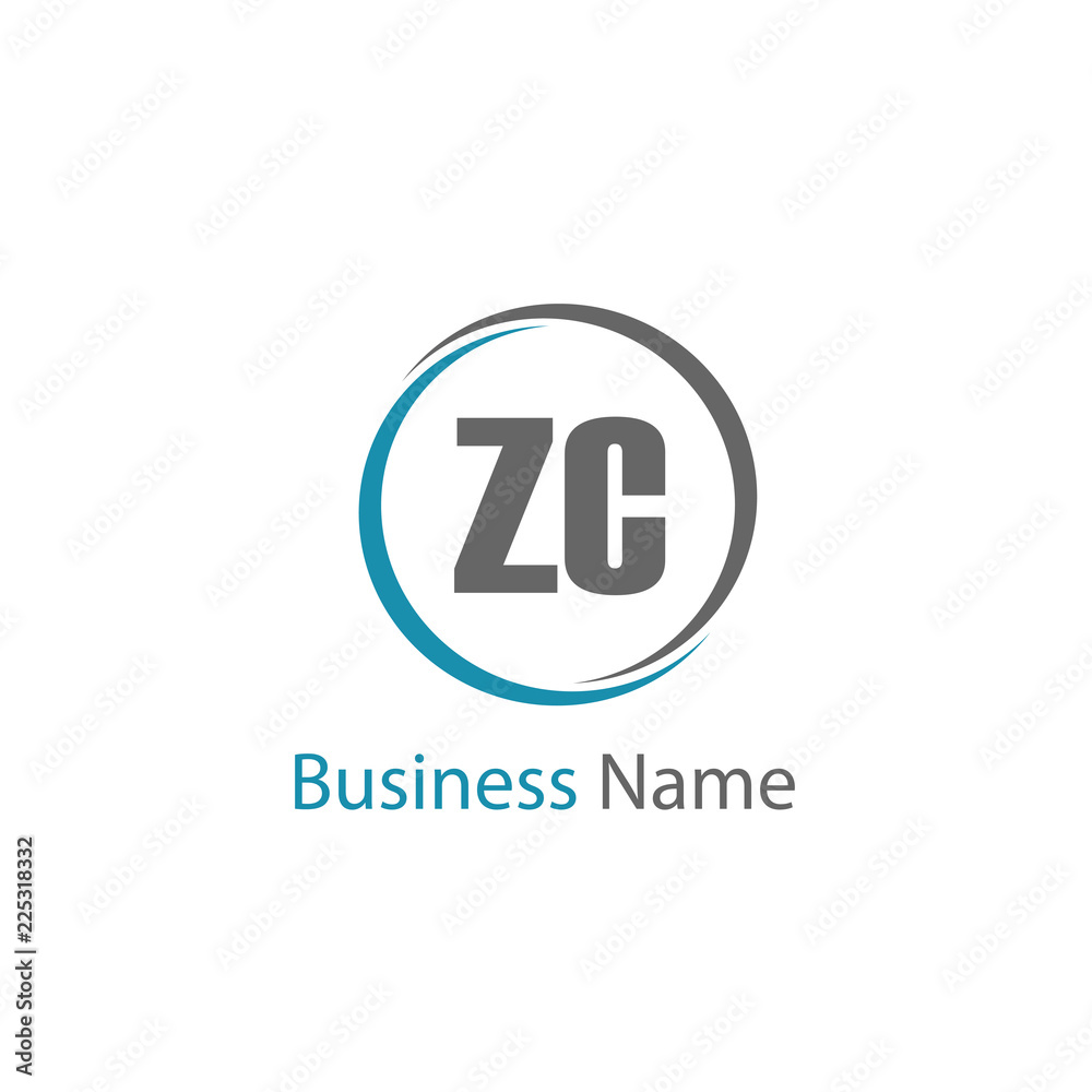 Initial Letter ZC Logo Template Design Initial Letter ZC Logo Template Design