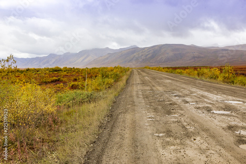 Dempster highway in Tombstone national Park, Yukon Canada
