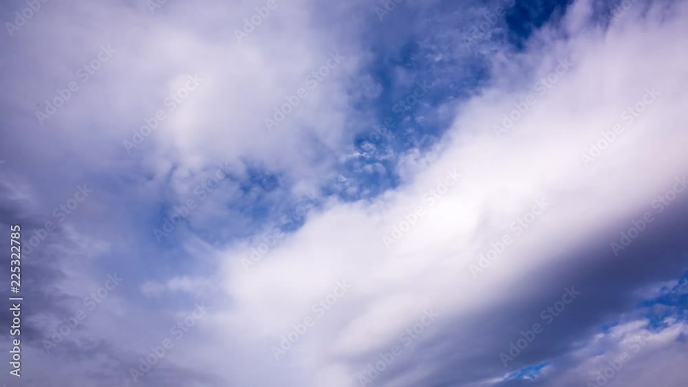 clouds sailing across the sky. Time lapse clouds sailing across the sky. Time lapse