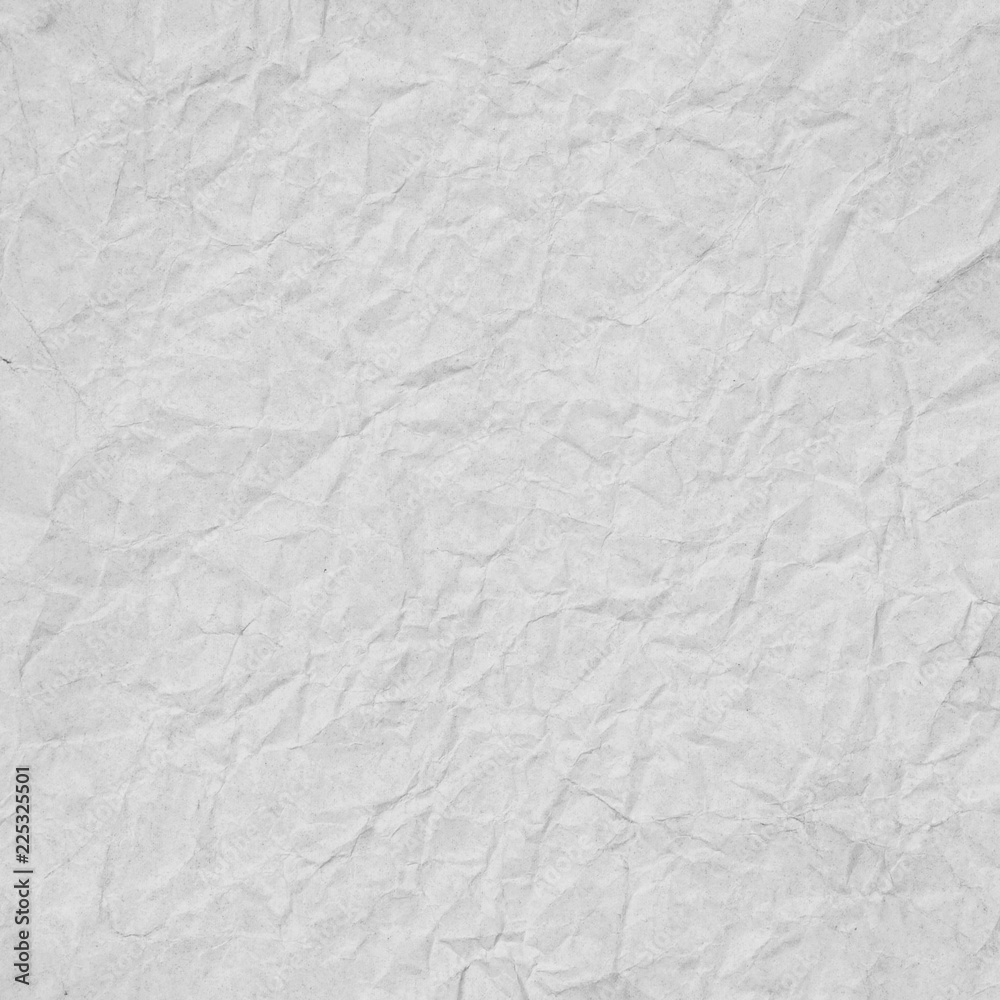 old crumpled white paper background