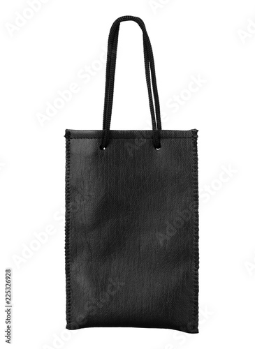 Black bag isolated on white