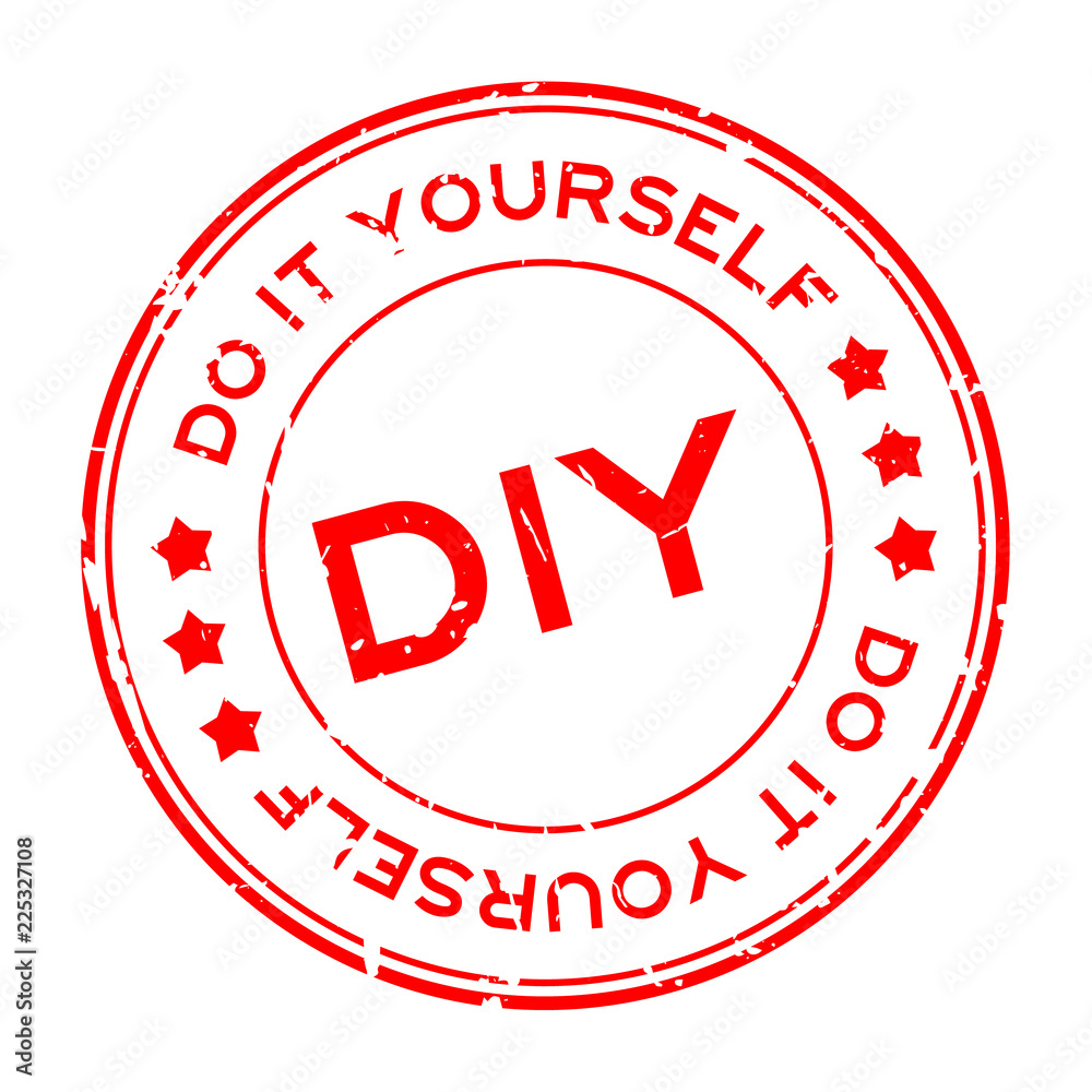 Do it yourself stamp Royalty Free Vector Image, do it yourself 