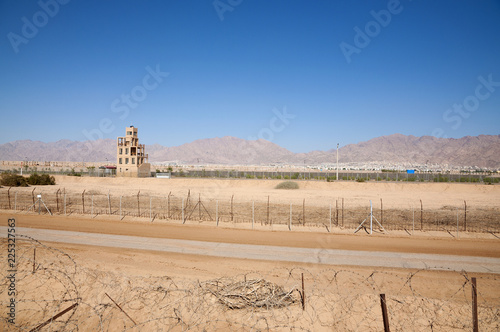 Jordan - Israel border photo