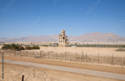 Jordan - Israel border photo