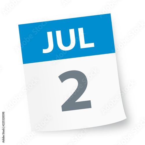 July 2 - Calendar Icon