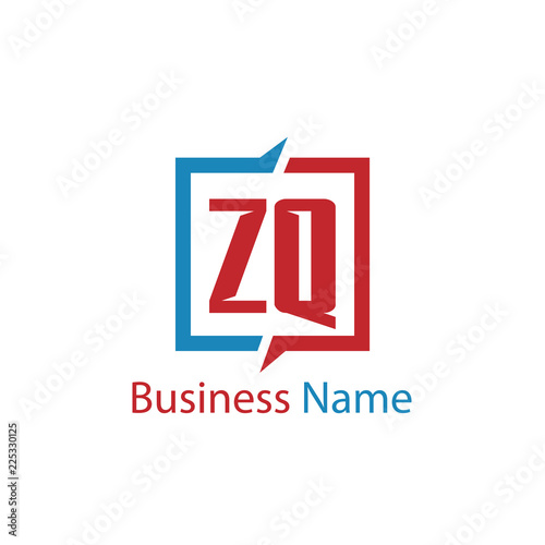 Free Download Initial Letter ZQ Logo Template Design - GFXLoad