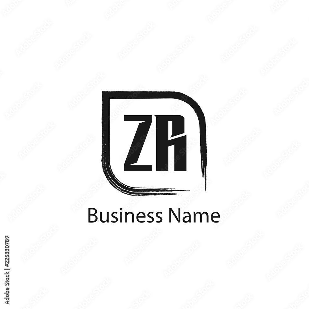 Initial Letter ZR Logo Template Design Initial Letter ZR Logo Template Design