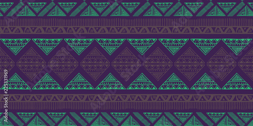 Tribal pattern vector. Seamless ethnic handmade with stripes vector illustration.