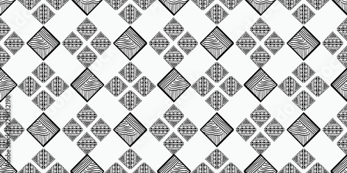 Tribal pattern vector with black and white hand drawn ethnic symbol. Abstract african ancient drawing background ready for fashion textile print and wrapping.