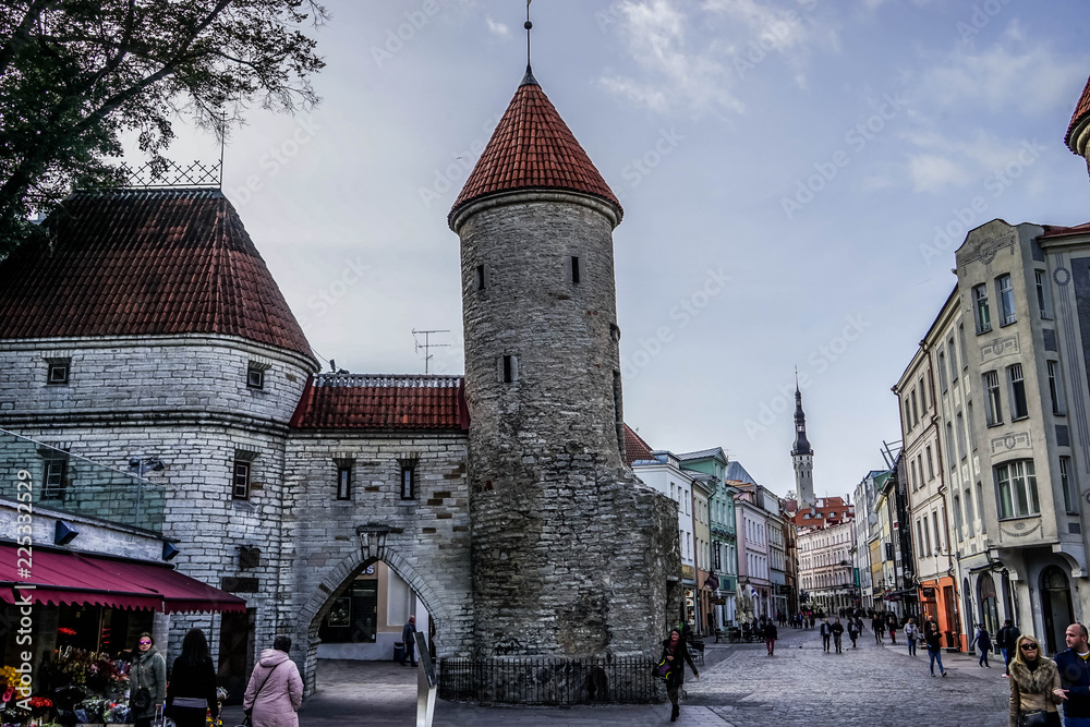Fototapeta premium Old Town Of Tallinn In Estonia, a UNESCO World Heritage Site