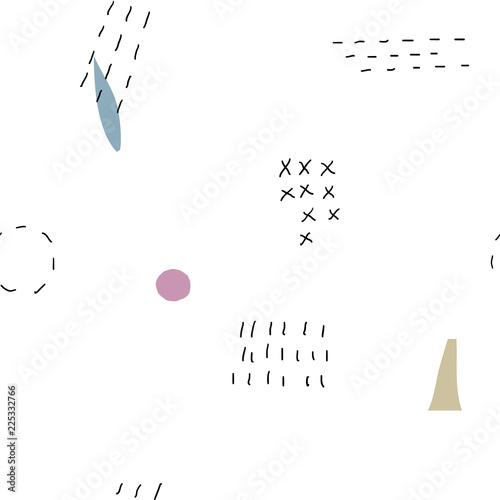 Abstract embroidery seamless