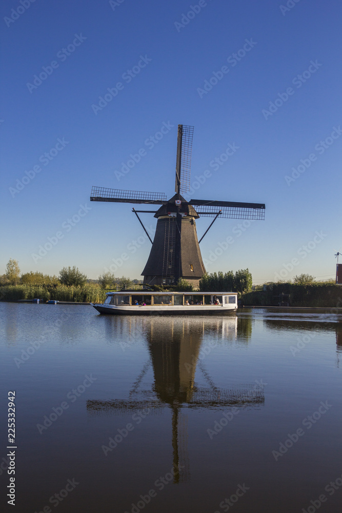 Kinderdijk windmill in Netherlands