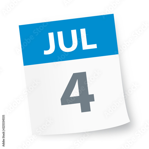 July 4 - Calendar Icon