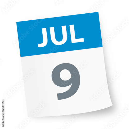 July 9 - Calendar Icon