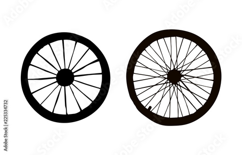 Tire. Vector drawing