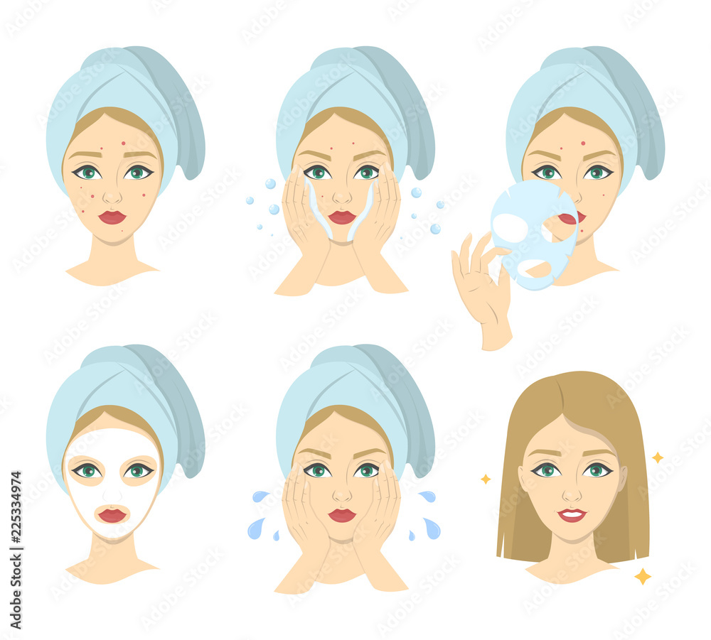 How to apply face mask instrustion for women How to apply face mask instrustion for women