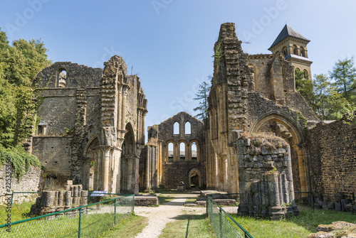 orval abbey in the belgium ardennes