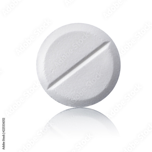 pill , isoliert on white 