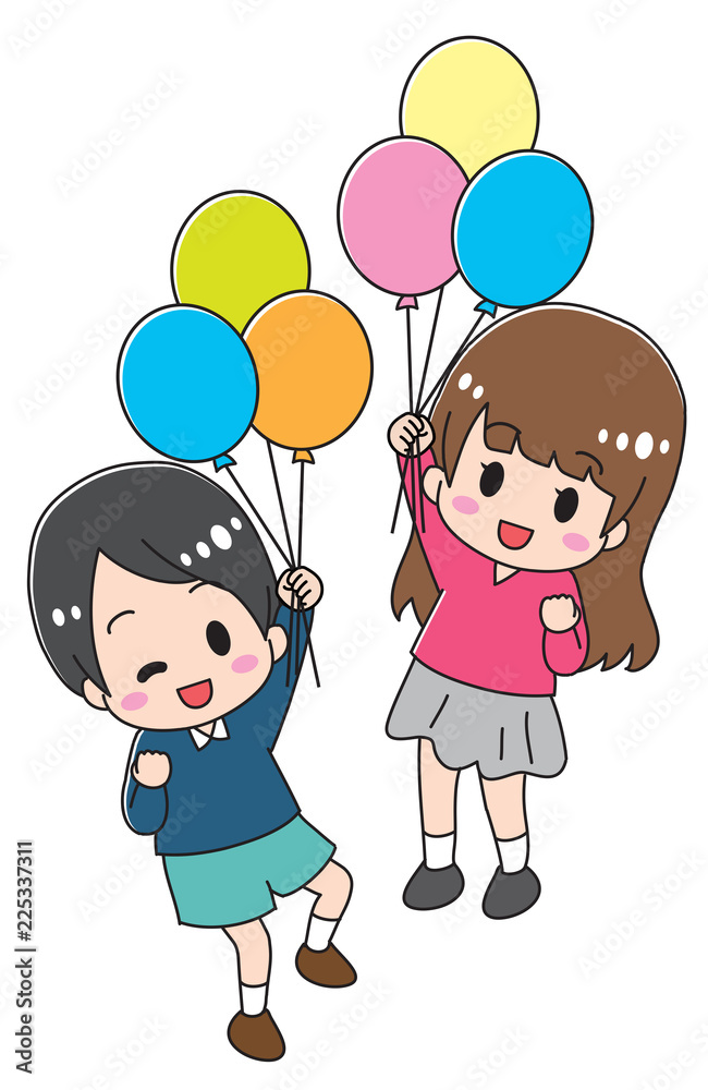 Child with balloon