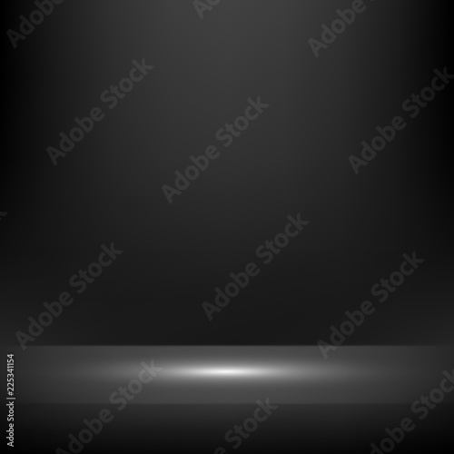 Empty Black Stage
