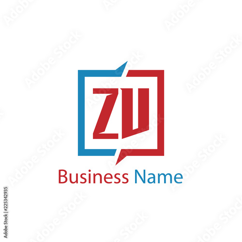 Free Download Initial Letter ZV Logo Template Design - GFXLoad
