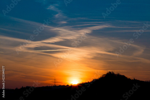 sunset parkstein