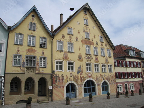 Rathaus Horb mit Fassadenmalerei
