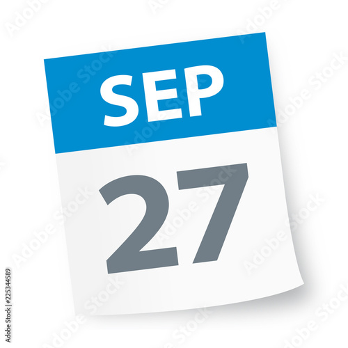 September 27 - Calendar Icon