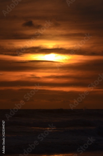 sunset over the sea © ilham