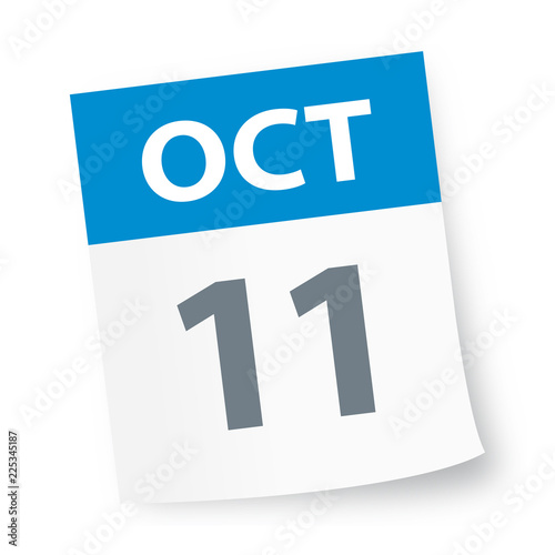 October 11 - Calendar Icon