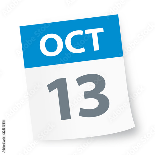 October 13 - Calendar Icon