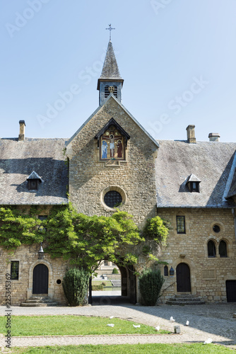 orval abbey in the belgium ardennes