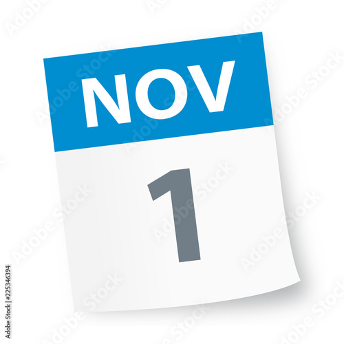 November 1 - Calendar Icon