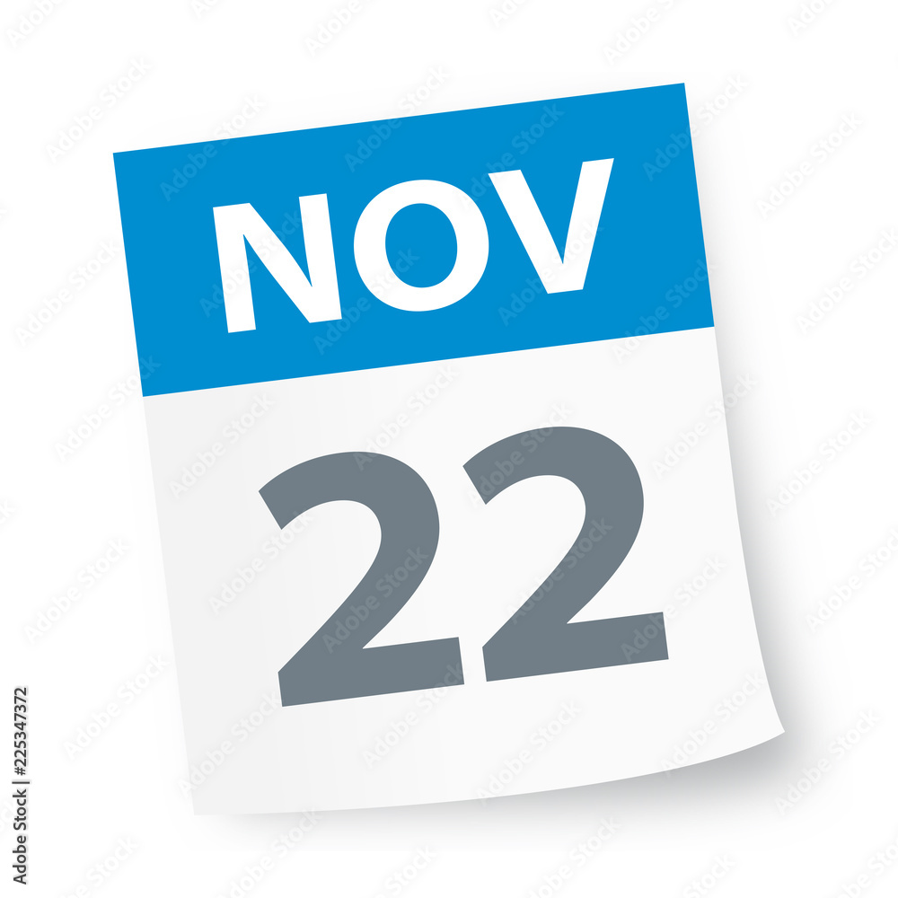 November 22 - Calendar Icon November 22 - Calendar Icon