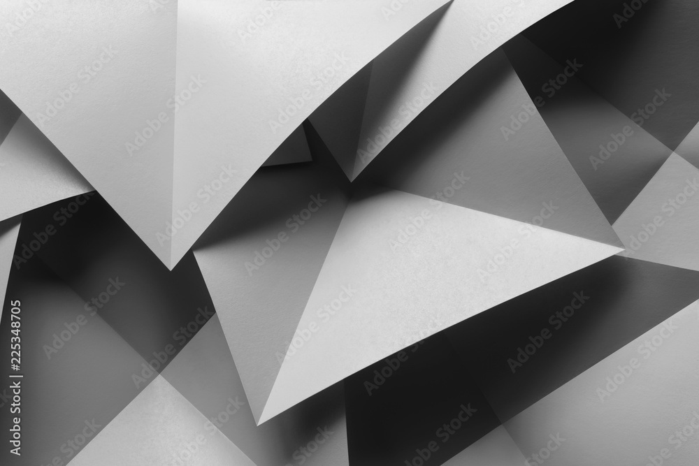 Abstract black and white geometric composition Abstract black and white geometric composition
