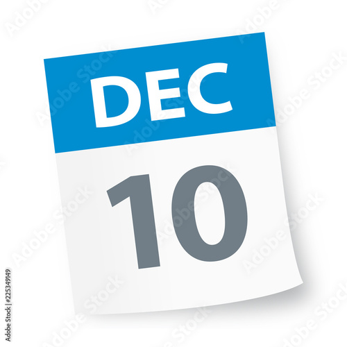 December 10 - Calendar Icon