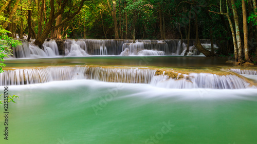 huaimae khamin waterfall srisawat district karnchanaburi thailand