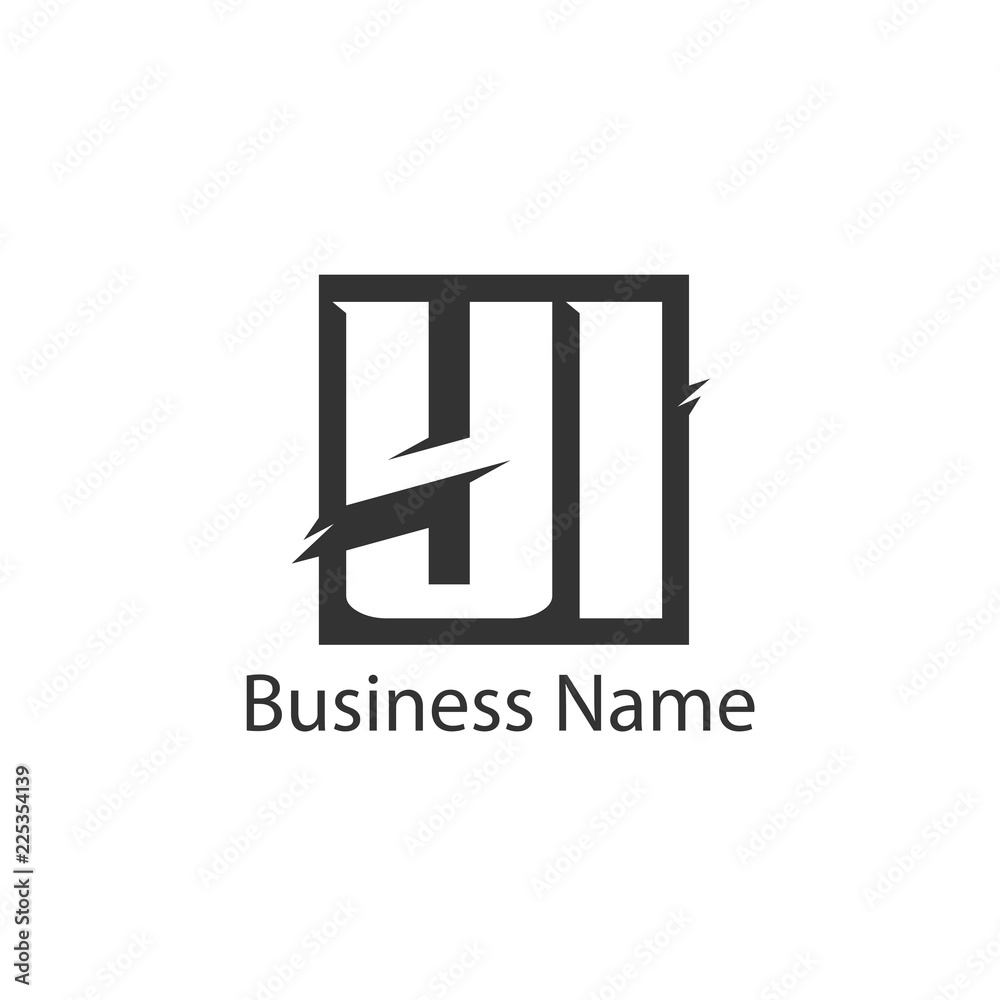 Initial Letter YI Logo Template Design Initial Letter YI Logo Template Design
