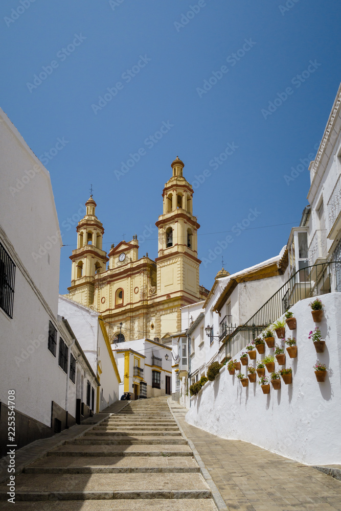 Village of the Comarca of white villages of Cadiz called Olvera