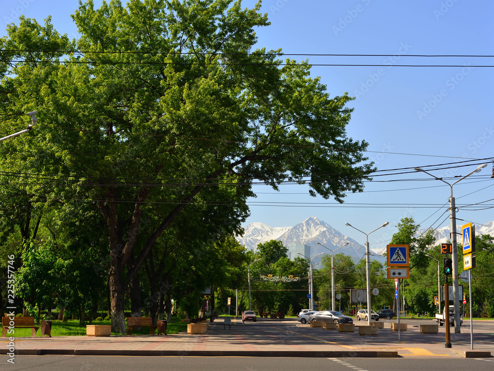 Almaty summer streets