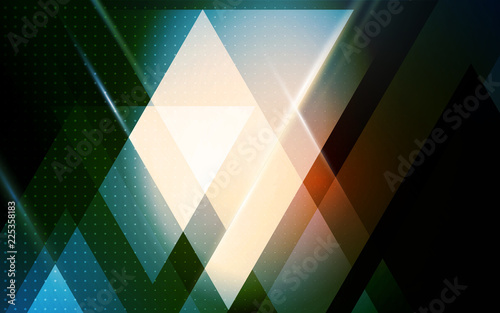 Vector abstract geometric background with triangle shape