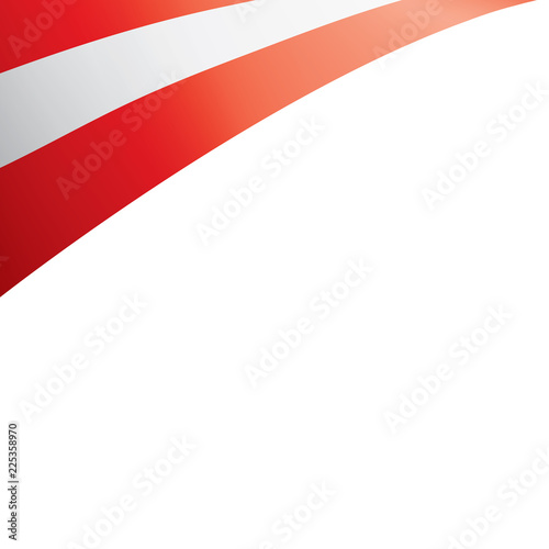 Austria flag, vector illustration on a white background