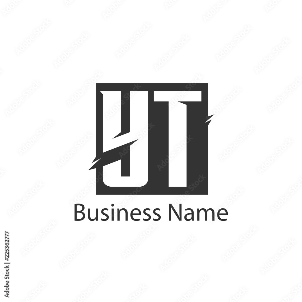 Initial Letter YT Logo Template Design Initial Letter YT Logo Template Design