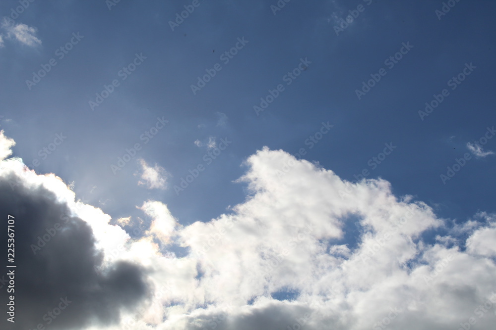 Blue sky with clouds Blue sky with clouds