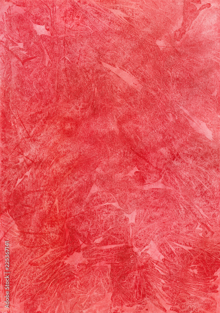 Fototapeta premium Bright red watercolor background