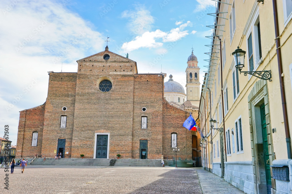 View of Abbey of Santa Giustina in Padua, Italy