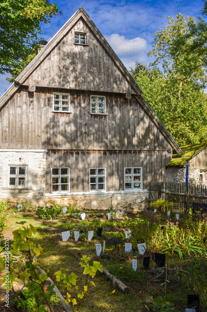 Obraz premium Freilandmuseum Grassemann Fichtelgebirge Warmensteinach