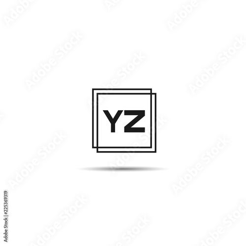 Free Download Initial Letter YZ Logo Template Design - GFXLoad